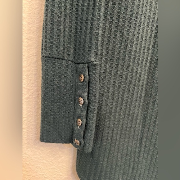 Chasor long sleeve top turquoise size large - Picture 4 of 4